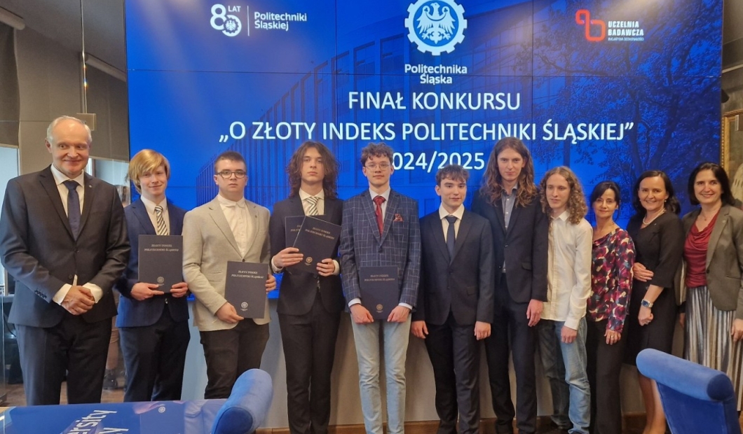 9 Złotych Indeksów - uczniów ALO   w Gliwicach